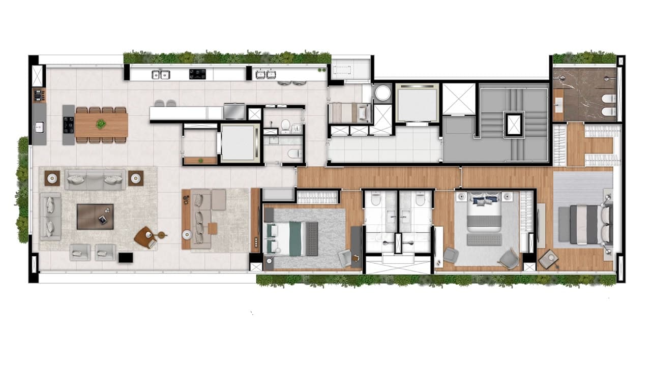 Planta — 226 m²