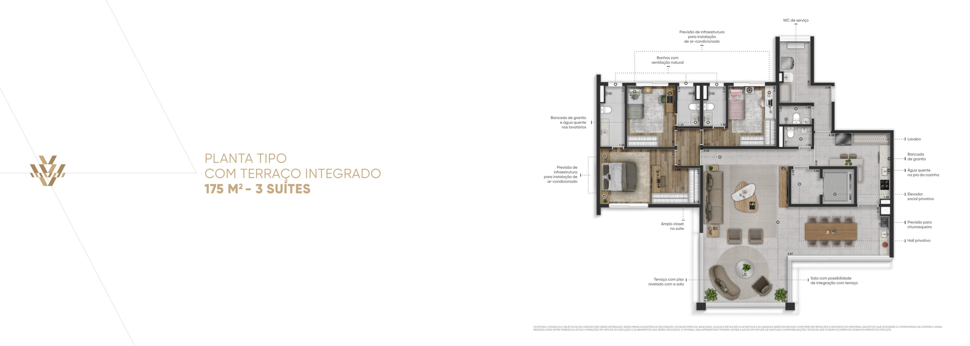 Planta — 175 m²